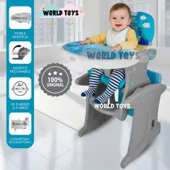Baby - Silla de Comer Escritorio «MAGIC DESK» Edición Limitada Blue
