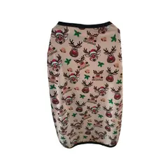 GENERICO - Polo navideño para mascotas perros y gatos talla 6