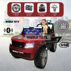 BABY - Carro a Batería para Niños «ROBERT» Edición Limitada Red