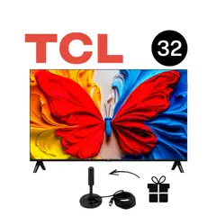 TCL - TELEVISOR 32 QLED SMART TV FHD NEGRO + REGALO ANTENA DIGITAL MOD 32S5K
