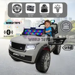 BABY - Carro a Batería para Niños «ROBERT» Edición Limitada Gray