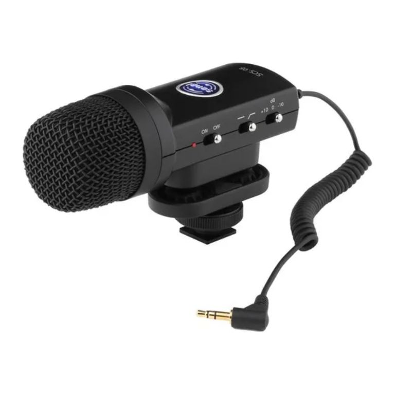 Micrófono Profesional Senal Scs-98 Stereo Cámaras Filmad