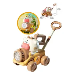 GENERICO - Caminador Burbujas Modelo Vaquita 2 en 1