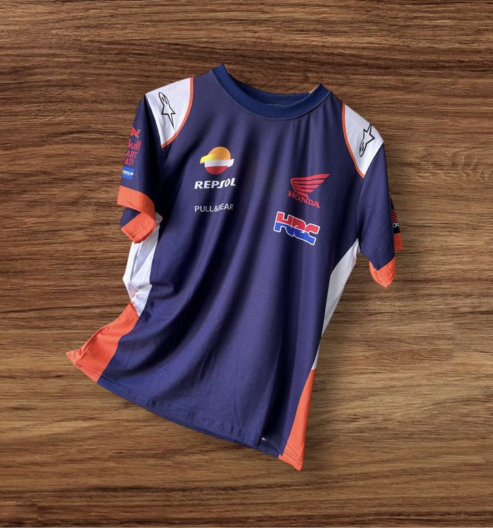 Camiseta Honda Polo Repsol MotoGP Motocicleta HRC CRF