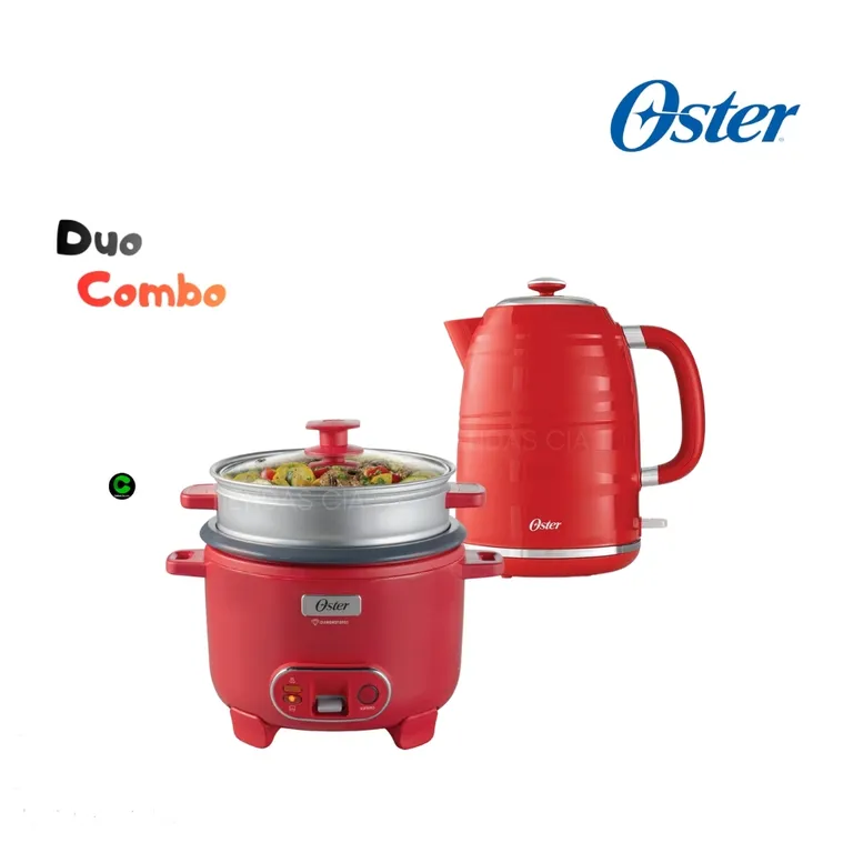 Combo Arrocera 1.8 L CKSTRC10DFPNK y Hervidor BVSTKT4177RD