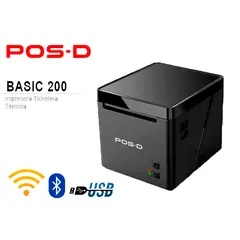 POS D - Impresora Térmica POS-D BASIC 200 - USB Bluetooth y Wifi