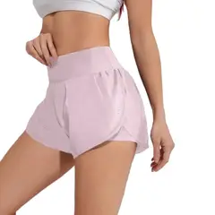 EPAUS - Short Deportivo 2 en 1 con Licra Interna para Mujer