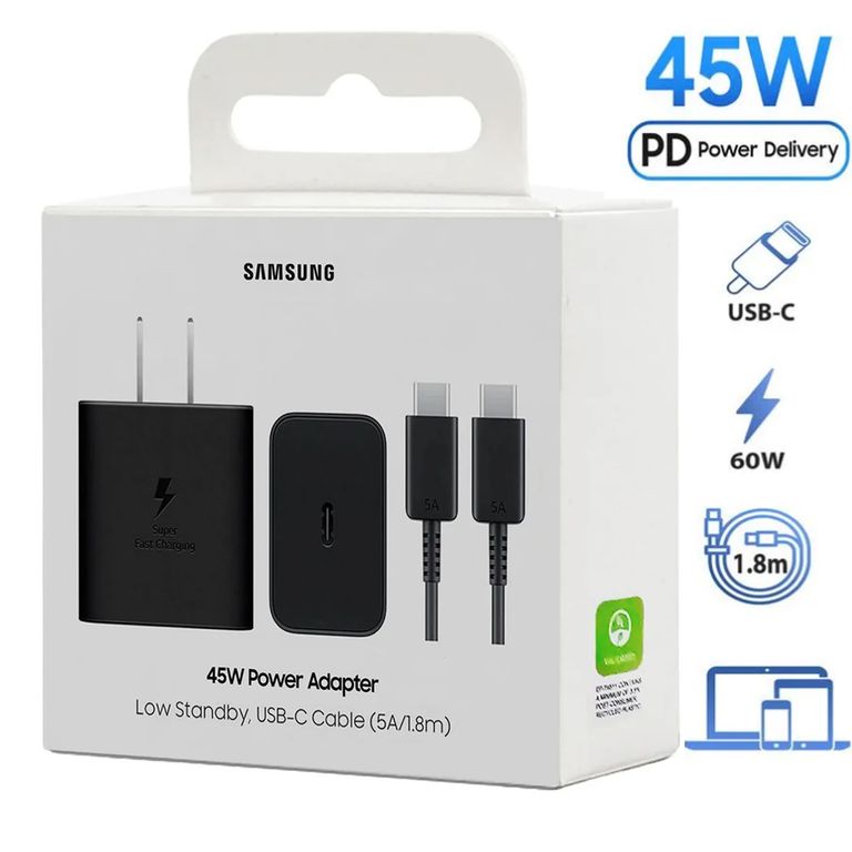 Cargador 45W para S22 Ultra Original