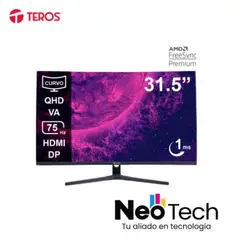 TEROS - MONITOR CURVO TE-3253S 315 QHD VA 75Hz 2560x1440
