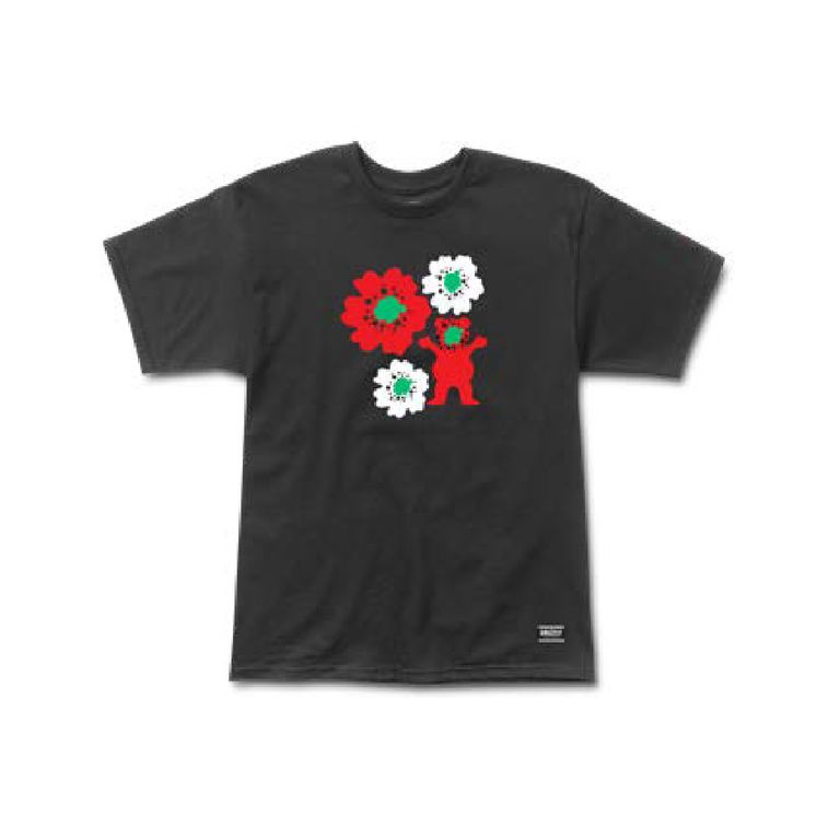 POLOS GIVE EM FLOWER BLACK