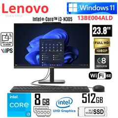 LENOVO - All in One V100 Intel Core i3-N305 8GB RAM 512GB SSD 238 FHD IPS