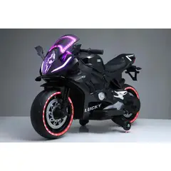 GENERICO - Moto Eléctrica Futurista para Niños - Negro