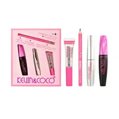 GENERICO - Kit Maquillaje para ojos y cejas - 4 piezas