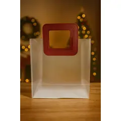 GENERICO - Bolsa de Regalo Transparente 25x27x14cm