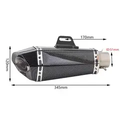 UNIVERSAL - ESCAPE AKRAPOVIC UIVERSAL MOTO