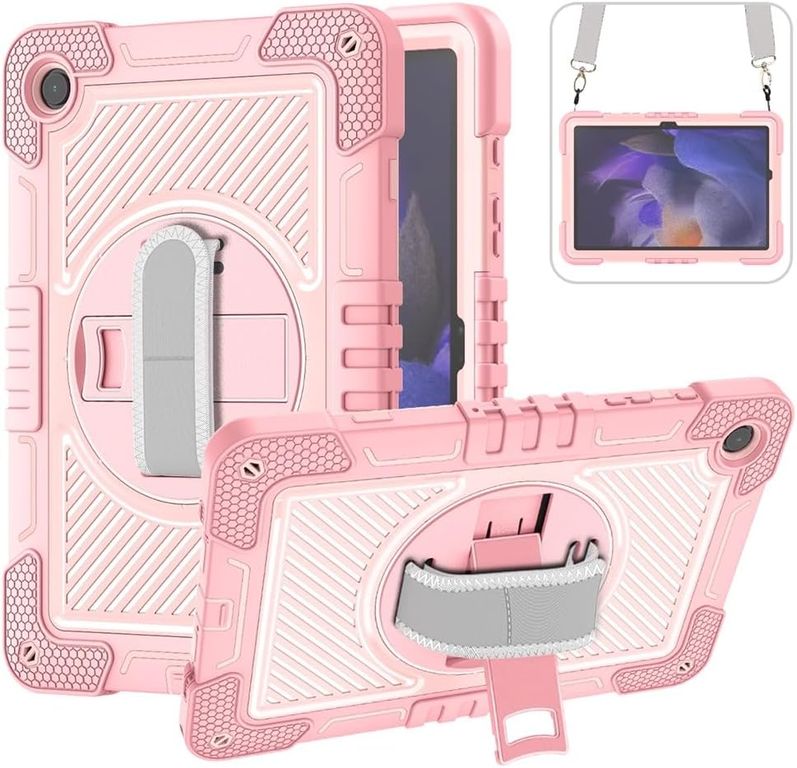 FUNDA ARMOR PARA TABLET SAMSUNG TAB A9 87 ROSA