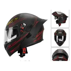 UNIVERSAL COLORS - CASCO ABATIBLE QIKE DOT COD4 MOTO