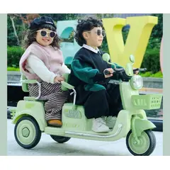 GENERICO - Trimoto Eléctrica Kids 2 asientos - Verde