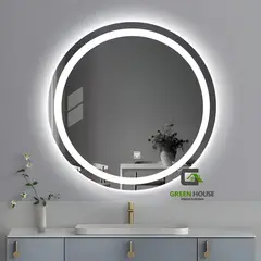 GREEN HOUSE - ESPEJO LED TOUCH MOD BERLIN OVALADO DE 60x80CM