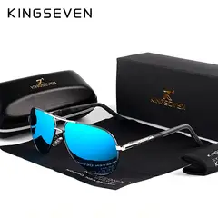 KINGSEVEN - 725 Lentes De Sol Aviador Lunas Polarizadas Uv400
