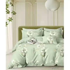 MINGDA - Set de Edredón + Set Sabanas + 2 fundas de 5 Piezas 100% Calidad