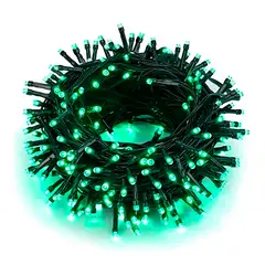 GENERICO - Tira de 100 Luces LED Navideñas verde