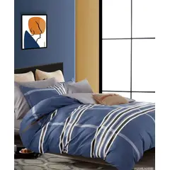 MINGDA - Set de Edredón + Set Sabanas + 2 fundas de 5 Piezas 100% Calidad