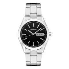 SEIKO - Reloj Essentials SUR361 Hombre Acero Plateado