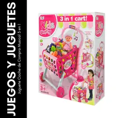 GENERICO - Juguete Coche de Compra Musical 3 en 1