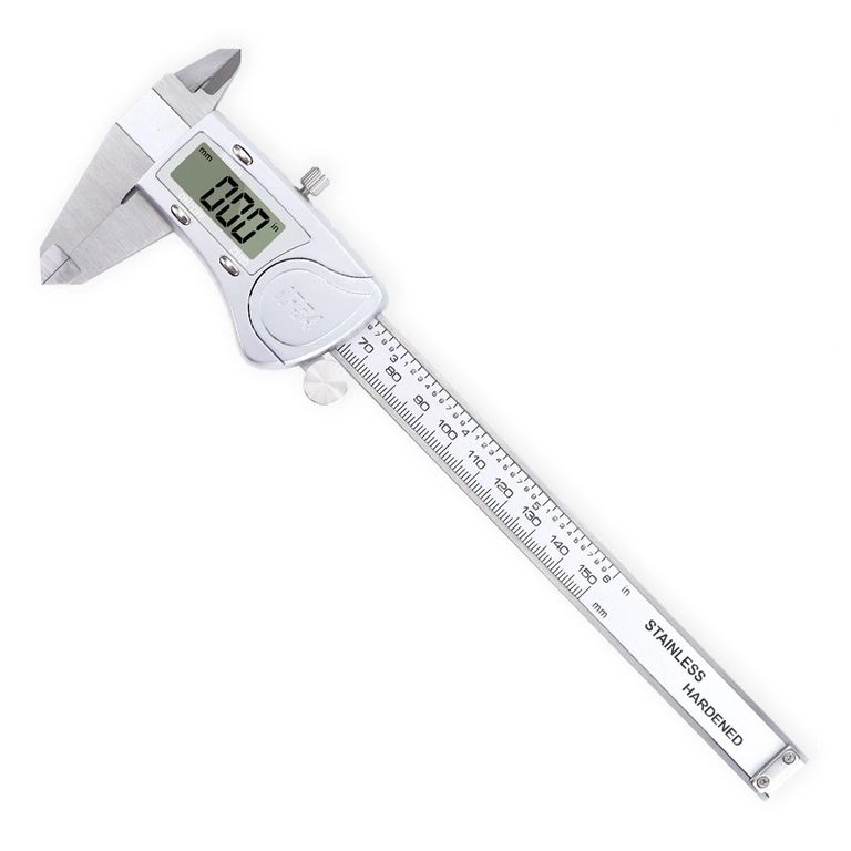 Vernier Pie de Rey Digital Todo Acero Inoxidable Profesional