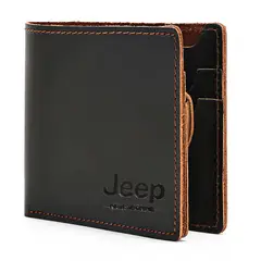 GENERICO - Billetera de Cuero Vacuno J-KAVIS 1252 Estilo Retro