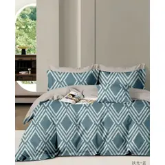 MINGDA - Set de Edredón + Set Sabanas + 2 fundas de 5 Piezas 100% Calidad