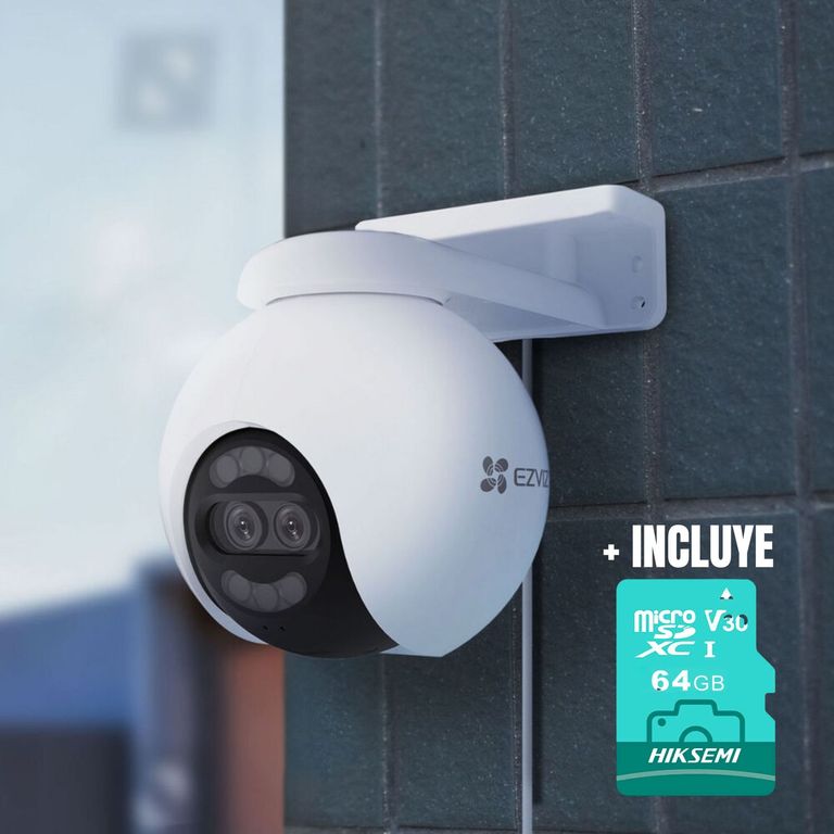Cámara Exterior H80x 4k Cámara Wi-fi Cs-h80x 8mp + Micro Sd 64gb