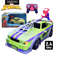 MARVEL - Juguete Carro de SPIDER-MAN con Función Balanceo con Control