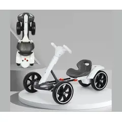 GENERICO - Kart Eléctrico Musical y con Luces - BLANCO