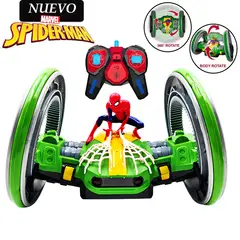MARVEL - Juguete Carro Teledirigido de SPIDER-MAN Acrobático con Control