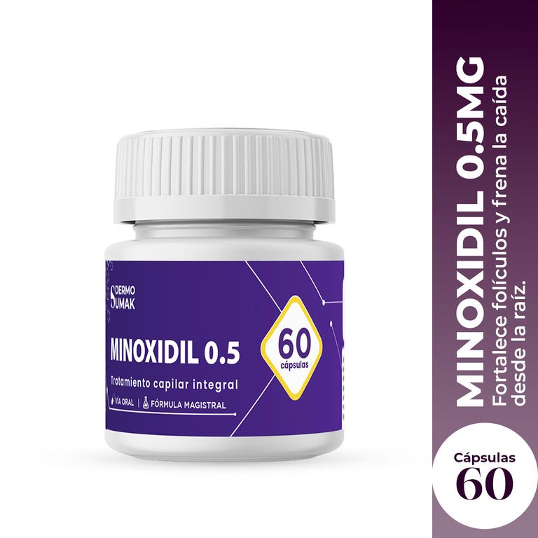 Minoxidil 0.5 Mg 60 Caps - Dermo Sumak