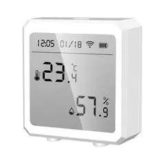 GENERICO - Termometro Higrometro WiFi Smart Temperatura y Humedad con Alexa y Google