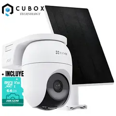 EZVIZ - Cámara De Vigilancia Cb8 Lite 4mp Seguridad Hd Blanco + Micro Sd 64gb