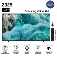 SAMSUNG - Televisor QLED 98" Visión AI Smart TV QN98Q7FAAGXPE - Nuevo 2025