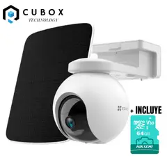 EZVIZ - Cámara De Vigilancia Cb8 Pro 4k Calidad Superior Blanco + Micro SD 64gb