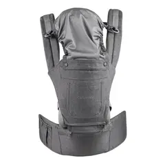 CARESTINO - Canguro Porta Bebé 9 en 1 Negro Melange
