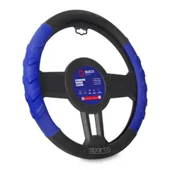 SPARCO - Cubre Volante Deportivo Azul auto