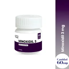 GENERICO - Minoxidil 3mg 60 Cápsulas