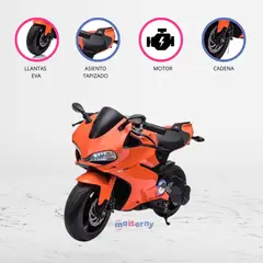 DUCATI - Moto a batería para niños «DUCATI » Orange