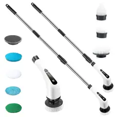 GENERICO - Cepillo Eléctrico 7 en 1 – Limpieza sin Esfuerzo