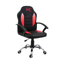 KUZLER - Silla Gamer Kids Roja TARN-101RE Ergonómica y Resistente