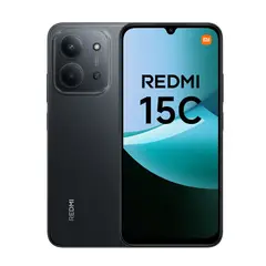 XIAOMI - CELULAR REDMI 15C 128GB 4RAM MIDNIGHT BLACK REGISTRADO