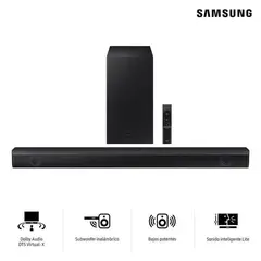 SAMSUNG - SOUNDBAR Bluetooth 300 W 2.1CH HW-C450/PE NEGRO NUEVO