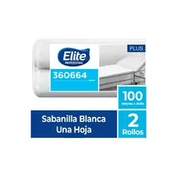 GENERICO - PAPEL SABANILLA ELITE x 100 M, PACK X 2 ROLLOS